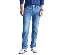 Buffalo David Bitton Men's Straight Six Jeans, Contrast And Whiskered Blue