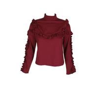 Buffalo David Bitton Rosso Ripley Increspatura collo a Lupetto Top XL