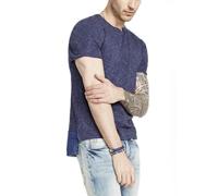 Buffalo David Bitton Uomo Balena Combo Kirose T-shirt BM19499 Nuovo
