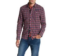 Buffalo David Bitton Uomo Lychee Plaid Penny (Santon Button-up Shirt BM19474 New