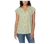 Buffalo David Bitton Women's Flutter Sleeve Top (US, Alpha, Small, Regular, Regular, Mint Ditsy)