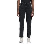 Buffalo David Bitton Women's Margot Mom Jeans, Black, 32