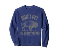 Buffalo Divertente Don't Pet The Fluffy Cows Felpa