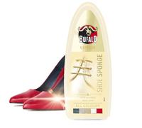 Buffalo Express - Spugna autolucida, pulizia e lucentezza immediata, particolarmente adatta per pelli lisce, incolore, 70 applicazioni circa
