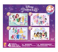Buffalo Games - 4 x 1 Kids MultiPack - Disney Princess Kids Licensed Multipack - puzzle multi -pezzi per adulti - puzzle di ricerca perfetta per le s