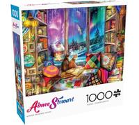 Buffalo Games Aimee Stewart - Angolo di lettura invernale - Puzzle da 1000 pezzi per adulti - Puzzle stimolante perfetto per le serate di gioco - Dimensione finita: 68 x 50 cm