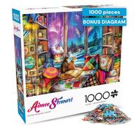 Buffalo Games Aimee Stewart Winter Reading Nook Puzzle da 1000 pezzi, impegnativo, perfetto per serate di gioco, 68 x 50 cm