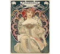 Buffalo Games - Alphonse Mucha - Reverie (Daydream) - Puzzle da 1000 pezzi