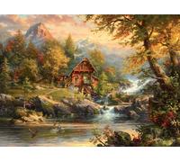 Buffalo Games - Blend COTA - Summer Cabin - Puzzle da 1000 pezzi per adulti - Puzzle impegnativo perfetto per serate di gioco - Dimensioni finite 26,75 x 19,75