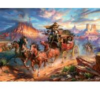 Buffalo Games - Blend COTA - Wild Wild West - Puzzle da 1000 pezzi per adulti - Puzzle impegnativo perfetto per serate di gioco - Dimensioni finite è