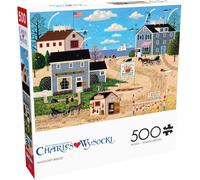 Buffalo Games - Charles Wysocki - Nantucket Breeze - 500 Piece Jigsaw Puzzle for Adults -Challenging Puzzle Game Nights - Finished Size is 21.25 x 15.00