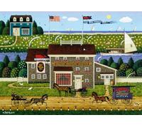 Buffalo Games - Charles Wysocki - Red Whale Inn - Puzzle da 1000 pezzi per adulti impegnativo puzzle perfetto per serate di gioco - Dimensioni del puzzle finito è 26,75 x 19,75