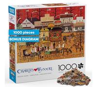 Buffalo Games Charles Wysocki - Smooth Talker - Puzzle da 1000 pezzi - Puzzle colorati per adulti - Pezzi tagliati con precisione, belle opere d'arte e ore di divertimento