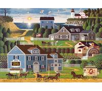 Buffalo Games - Charles Wysocki -Sunset Bay - 1000 Piece Jigsaw Puzzle for Adults -Challenging Puzzle Game Nights - Finished Size is 26.75 x 19.75