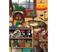 Buffalo Games - Charles Wysocki - Yarn Duty - 750 Piece Jigsaw Puzzle for Adults -Challenging Puzzle Game Nights - Finished Size is 24.00 x 18.00