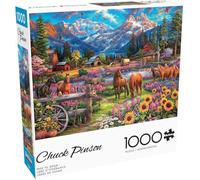 Buffalo Games - Chuck Pinson - Free to Roam - Puzzle da 1000 pezzi per adulti impegnativo puzzle perfetto per serate di gioco - Dimensioni finite 26,75 x 19,75