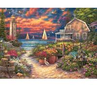 Buffalo Games - Chuck Pinson - Peace After The Storm - Puzzle da 1000 pezzi per adulti - Puzzle impegnativo perfetto per serate di gioco - Dimensioni finite 26,75 x 19,75