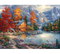 Buffalo Games - Chuck Pinson - Spazio per la riflessione - Puzzle da 1000 pezzi per adulti - Puzzle impegnativo perfetto per serate di gioco - Dimensioni finite 26,75 x 19,75