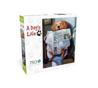 Buffalo Games - Dog Gone Funny - Puzzle da 750 pezzi, multicolore, 24 "L x 48" W