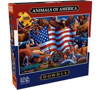 Buffalo Games - Dowdle - Animals of America - Puzzle da 300 pezzi grandi per adulti puzzle impegnativo perfetto per serate di gioco - Dimensioni finite 21,25 x 15,00