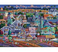 Buffalo Games - Dowdle - Carlsbad - Puzzle da 1000 pezzi per adulti impegnativo puzzle perfetto per serate di gioco - Dimensioni del puzzle finito è 26,75 x 19,75