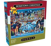 Buffalo Games - Dowdle - Natale della città natale - Puzzle da 1000 pezzi per adulti - Puzzle impegnativo perfetto per serate di gioco - Dimensioni finite 26,75 x 19,75