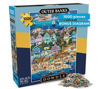 Buffalo Games - Dowdle - Outer Banks - Puzzle da 1000 pezzi per adulti - Puzzle impegnativo perfetto per serate di gioco - Dimensioni finite 26,75 x 19,75