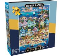 Buffalo Games - Dowdle - Outer Banks - Puzzle da 1000 pezzi per adulti - Puzzle impegnativo perfetto per serate di gioco - Dimensioni finite 26,75 x 19,75