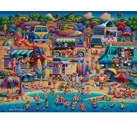 Buffalo Games - Eric Dowdle - Camion gamberetti - Puzzle da 1000 pezzi per adulti impegnativo puzzle perfetto per serate di gioco - Dimensioni del puzzle finito è 26,75 x 19,75