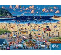 Buffalo Games - Eric Dowdle - Seaside, USA - Puzzle da 1000 pezzi per adulti - Puzzle impegnativo perfetto per serate di gioco - Dimensioni finite 26,75 x 19,75