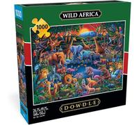 Buffalo Games - Eric Dowdle - Wild Africa - 1000 Piece Jigsaw Puzzle for Adults -Challenging Puzzle Game Nights - Finished Size is 26.75 x 19.75