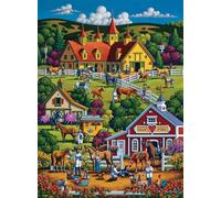 Buffalo Games - Eric Dowdle - Wildfire Ranch - Puzzle da 1000 pezzi per adulti - Puzzle impegnativo perfetto per serate di gioco - Dimensioni finite 26,75 x 19,75