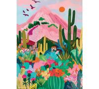 Buffalo Games - Hebe Studio - Cactus Mountain AZ - Puzzle da 1000 pezzi per adulti - Puzzle impegnativo perfetto per le serate di gioco - Dimensi