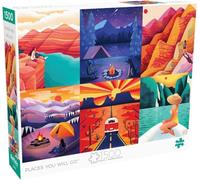 Buffalo Games - Marcy Smith - Places You Will Go - 1500 Piece Jigsaw Puzzle for Adults -Challenging Puzzle Game Nights - Finished Size is 38.50 x 26.50