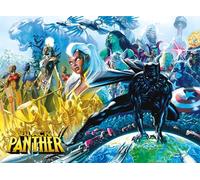 Buffalo Games - Marvel - Black Panther #1 Alex Ross - Puzzle da 1000 pezzi per adulti impegnativo puzzle perfetto per serate di gioco - Dimensioni finite 26,75 x 19,75