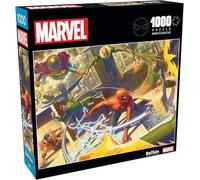 Buffalo Games - Marvel - Spider-Man vs Sinister Six - Puzzle da 1000 pezzi per adulti - Puzzle impegnativo perfetto per serate di gioco - Dimensioni finite 26,75 x 19,75