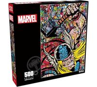 Buffalo Games - Marvel - Thor Collage - 500 Piece Jigsaw Puzzle for Adults -Challenging Puzzle Game Nights - Finished Size is 21.25 x 15.00