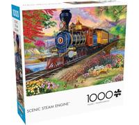 Buffalo Games - Motore a vapore panoramico - Puzzle da 1000 pezzi