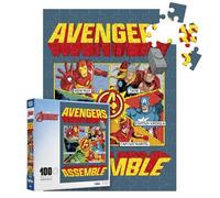 Buffalo Games - Puzzle colorato Marvel's Avengers da 100 pezzi per adulti, famiglie e bambini - Pezzi tagliati con precisione, belle opere d'arte e ore di divertimento rilassante
