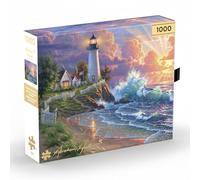 Buffalo Games Puzzle da 1000 pezzi "Light of Hope Abraham Hunter" - Collezione Premium Gold - Puzzle da regalo per adulti - Pezzi tagliati con precisione