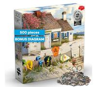 Buffalo Games - Rootbeer Break at Butterfields Charles Wysocki 500 pezzi Foil Silver Select Puzzle