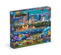 Buffalo Games - Sapphire Select- Eric Dowdle - Balloon Spectacular - Puzzle da 1000 pezzi - impegnativo e divertente - Tavola puzzle con retro blu - Scatola regalo - Poster a grandezza naturale