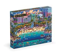 Buffalo Games - Sapphire Select - Eric Dowdle - La Jolla Cove - Puzzle da 1000 pezzi - Sfidante e divertente - Tavola puzzle con retro blu - Scatola regalo - Poster a grandezza naturale incluso