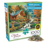 Buffalo Games - Serenità alpina - Puzzle da 1000 pezzi con immagini nascoste