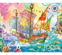 Buffalo Games - Silver Select - Aimee Stewart - Crystal Dreamship Harbor - Puzzle da 1000 pezzi per adulti - Puzzle impegnativo perfetto per serate di gioco
