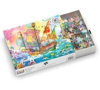 Buffalo Games - Silver Select - Aimee Stewart - Crystal Dreamship Harbor - Puzzle da 1000 pezzi per adulti - Puzzle impegnativo perfetto per serate di gioco