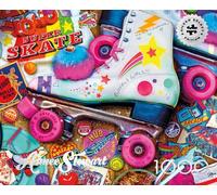 Buffalo Games - Silver Select - Aimee Stewart - Skate Night - Puzzle da 1000 pezzi per adulti Puzzle impegnativo perfetto per serate di gioco - Dimensioni del puzzle finito 26,75 x 19,75