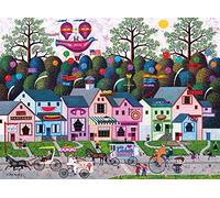 Buffalo Games - Silver Select - Charles Wysocki - Confection Street - Puzzle da 1000 pezzi per adulti puzzle impegnativo perfetto per serate di gioco