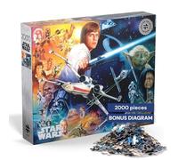 Buffalo Games - Silver Select - Star Wars - The Force is Strong with This One - 2000 Piece Jigsaw Puzzle for Adults -Challenging Puzzle Game Nights - Finished Size is 38.50 x 26.50
