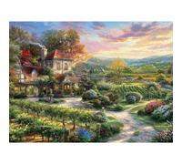 Buffalo Games - Silver Select - Thomas Kinkade - Thomas Kinkade: Wine Country Living - 1000 pezzi puzzle per adulti -challenging puzzle perfetto per